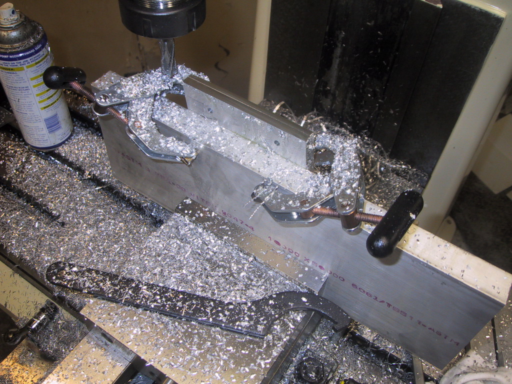 flycut or end mill to remove material